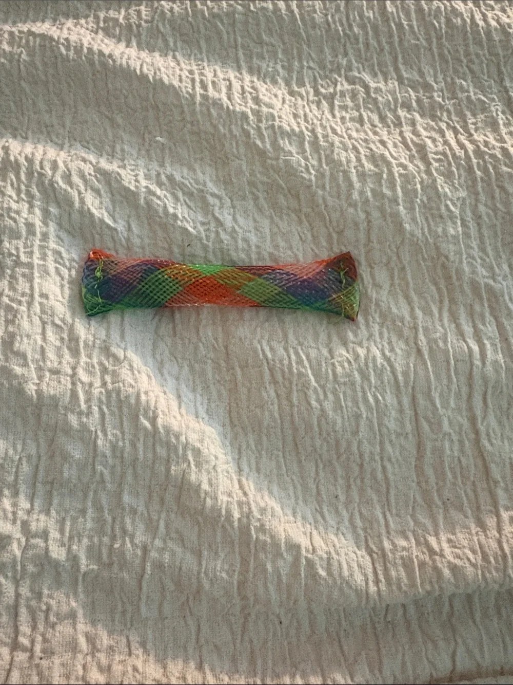 Rainbow Mesh Fidget Tube for Kids - Multicolor